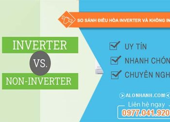 so sánh điều hòa inverter và không inverter loại nào tốt hơn