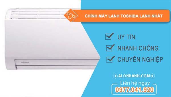 tìm cách chỉnh máy lạnh toshiba lạnh nhất