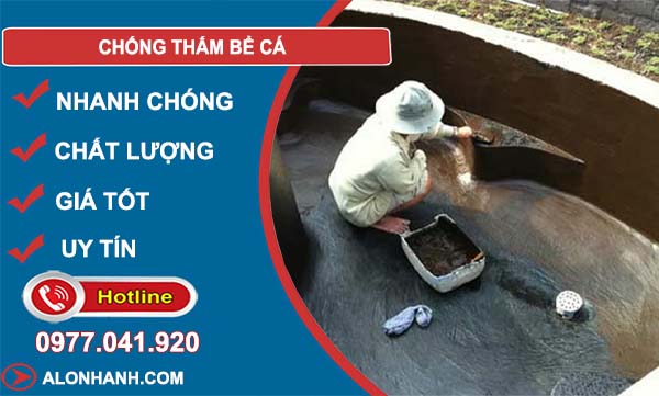 tìm cách chống thấm bể cá