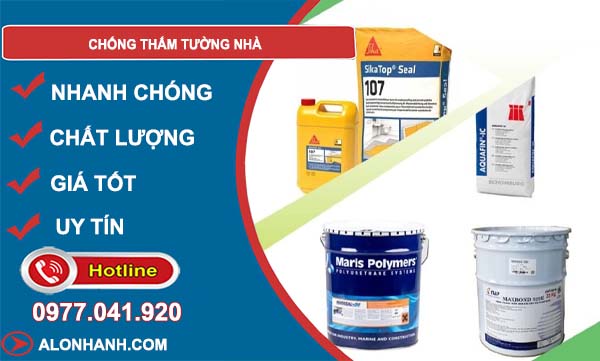 tìm cách chống thấm tường nhà