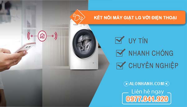 tìm cách kết nối máy giặt lg với điện thoại