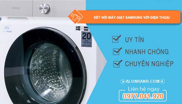 tìm cách kết nối máy giặt samsung với điện thoại