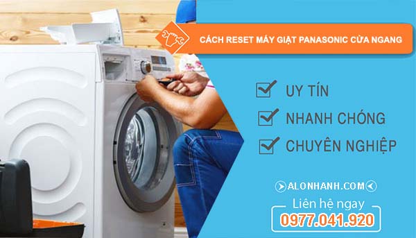 tìm cách reset máy giặt panasonic cửa ngang