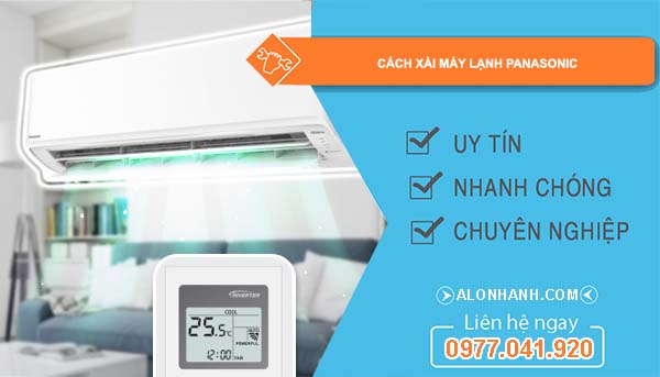 tìm cách xài máy lạnh panasonic