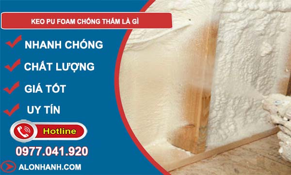 tìm hiểu keo pu foam chống thấm là gì