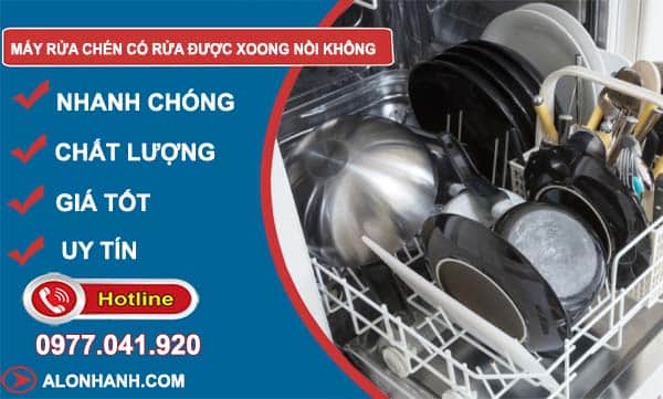 tìm hiểu máy rửa chén có rửa được xoong nồi không