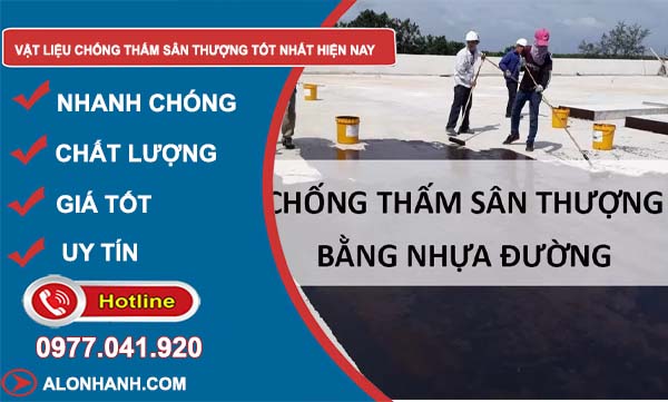 vật liệu chống thấm sân thượng tốt nhất hiện nay