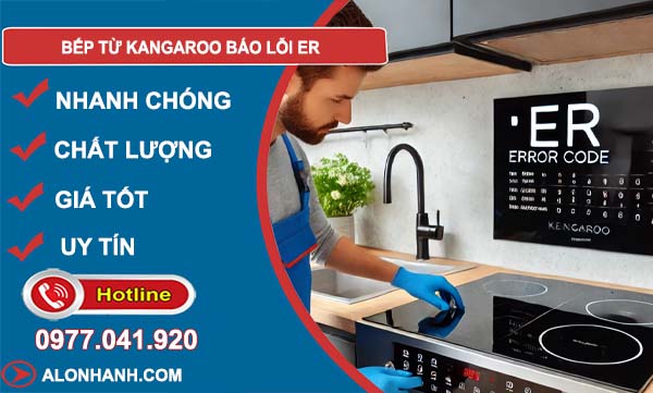 bếp từ kangaroo báo lỗi er