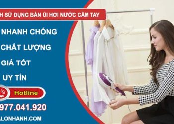 cách sử dụng bàn ủi hơi nước cầm tay
