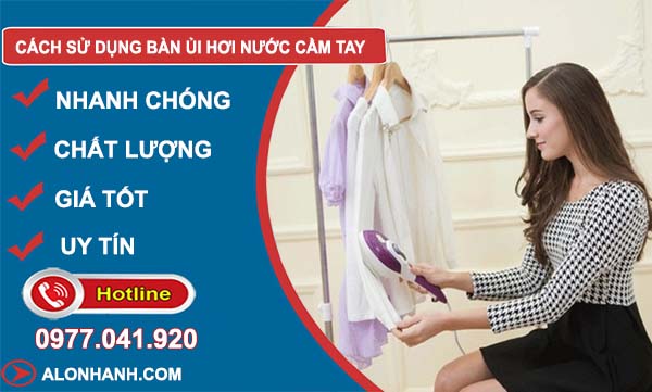 cách sử dụng bàn ủi hơi nước cầm tay
