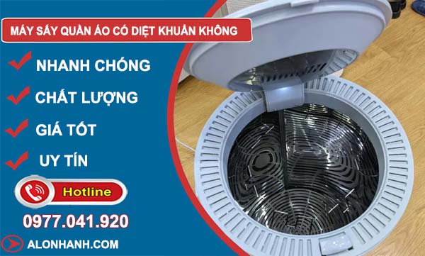 đánh giá máy sấy quần áo có diệt khuẩn không