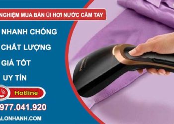 kinh nghiệm mua bàn ủi hơi nước cầm tay