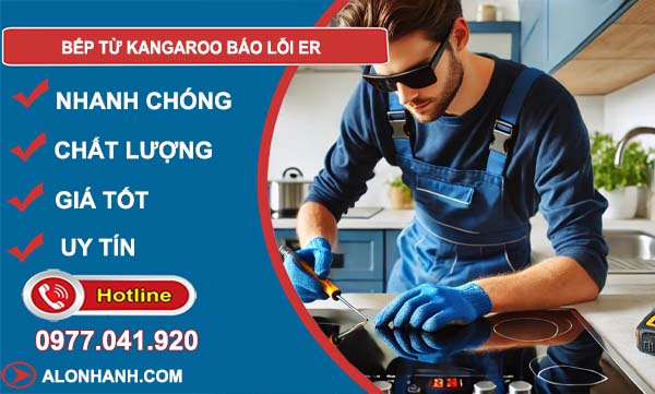 sửa bếp từ kangaroo báo lỗi er
