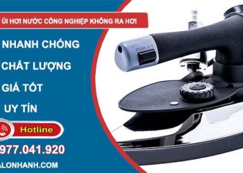 bàn ủi hơi nước công nghiệp không ra hơi
