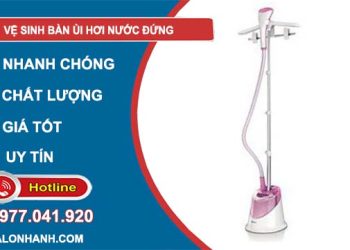 cách vệ sinh bàn ủi hơi nước đứng