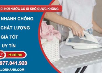 dòng bàn ủi hơi nước có ủi khô được không