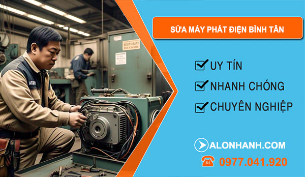 sửa máy phát điện Bình Tân