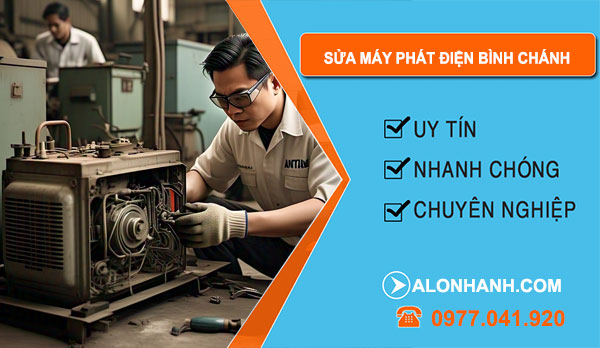 sửa máy phát điện tại Bình Chánh