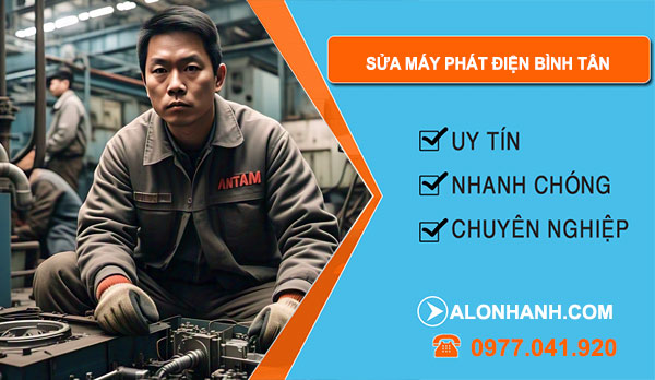 sửa máy phát điện tại Bình Tân