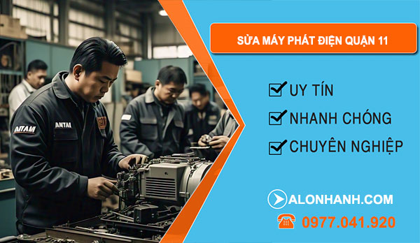 sửa máy phát điện tại Quận 11