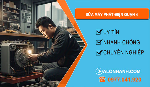 sửa máy phát điện tại Quận 4