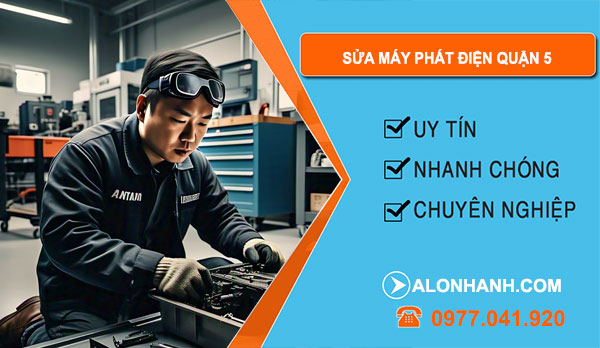 sửa máy phát điện tại Quận 5