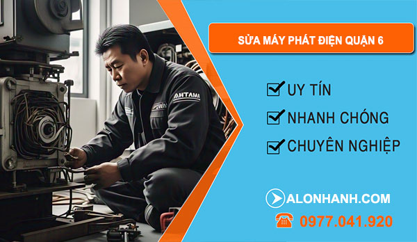 sửa máy phát điện tại Quận 6