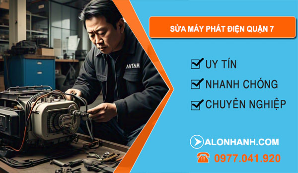 sửa máy phát điện tại Quận 7