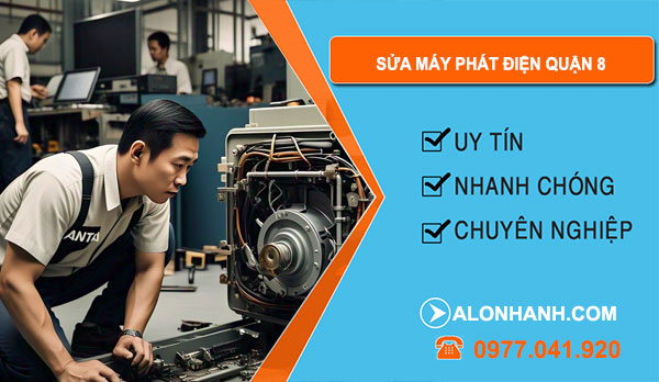 sửa máy phát điện tại Quận 8