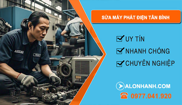sửa máy phát điện tại Tân Bình