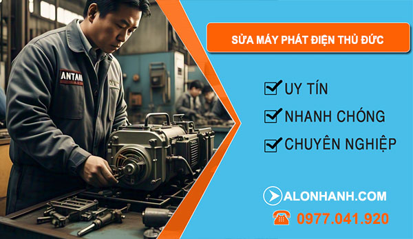 sửa máy phát điện tại Thủ Đức
