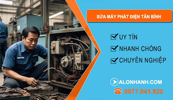 sửa máy phát điện Tân Bình