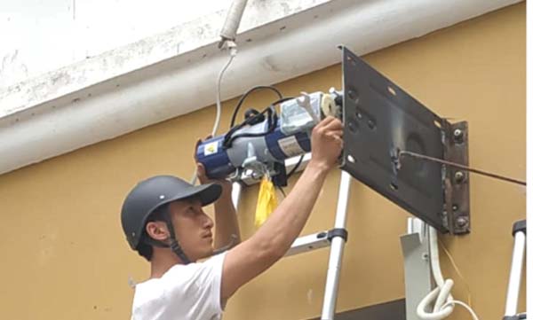 sửa mô tơ cửa cuốn hl 300kg
