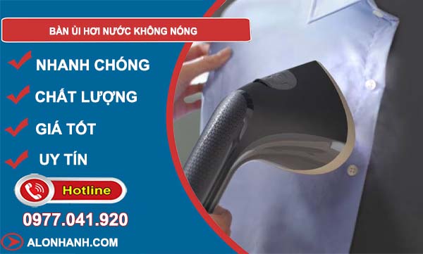 thợ bàn ủi hơi nước không nóng