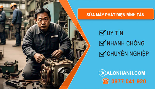 thợ sửa máy phát điện Bình Tân