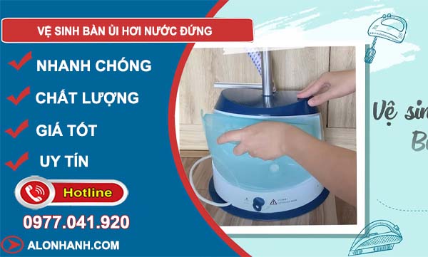 tìm hiểu vệ sinh bàn ủi hơi nước đứng