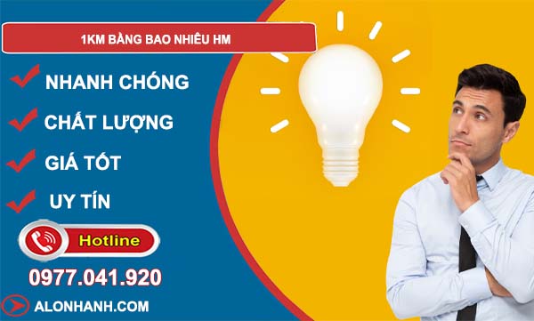 1km bằng bao nhiêu hm