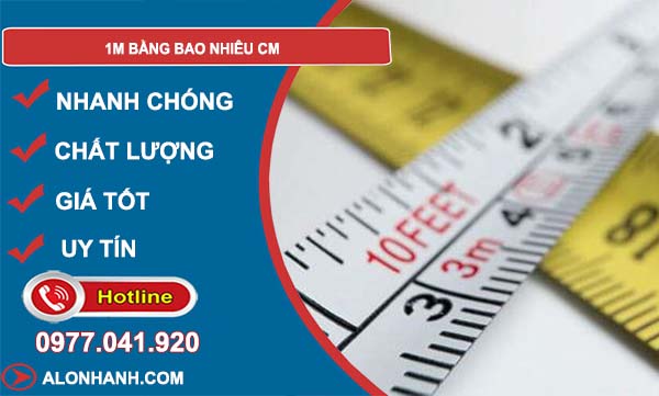 1m bằng bao nhiêu cm