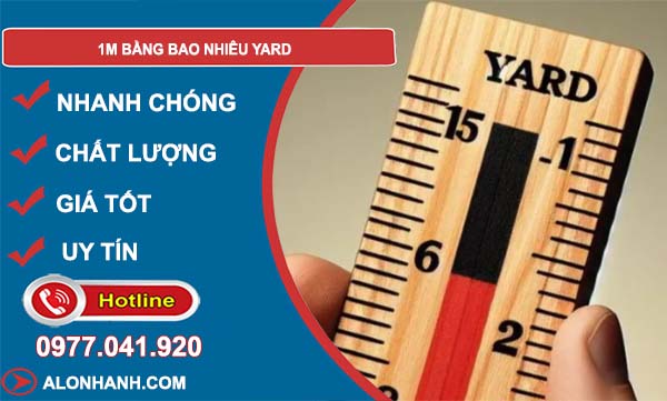 1m bằng bao nhiêu yard