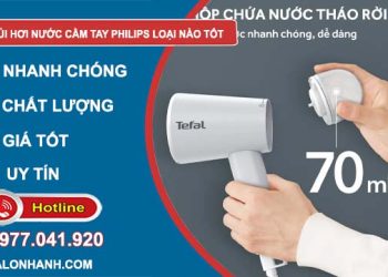 hướng dẫn sử dụng bàn ủi hơi nước cầm tay tefal hiệu quả