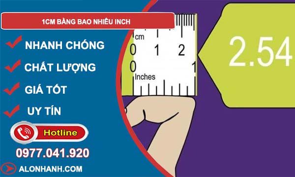 tìm hiểu 1cm bằng bao nhiêu inch