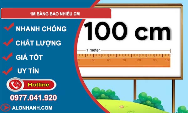 tìm hiểu 1m bằng bao nhiêu cm