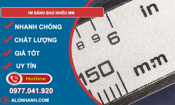 tìm hiểu 1m bằng bao nhiêu mm