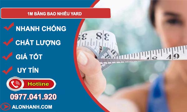tìm hiểu 1m bằng bao nhiêu yard