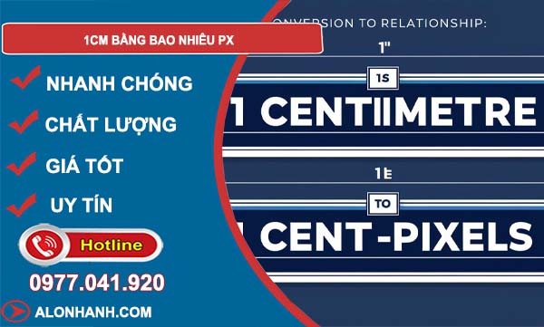 1cm bằng bao nhiêu px