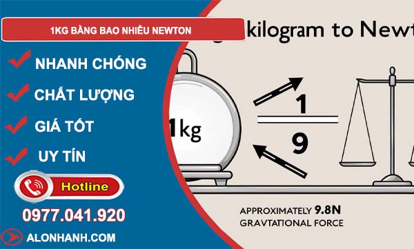1kg bằng bao nhiêu newton