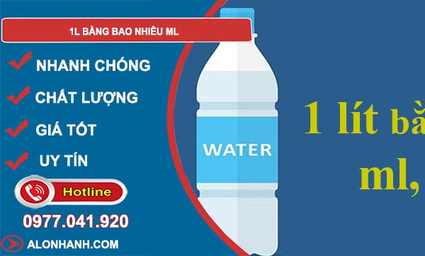 1l bằng bao nhiêu ml