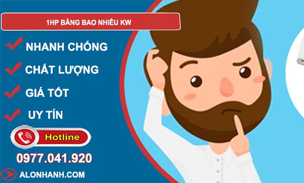 đổi 1hp bằng bao nhiêu kw
