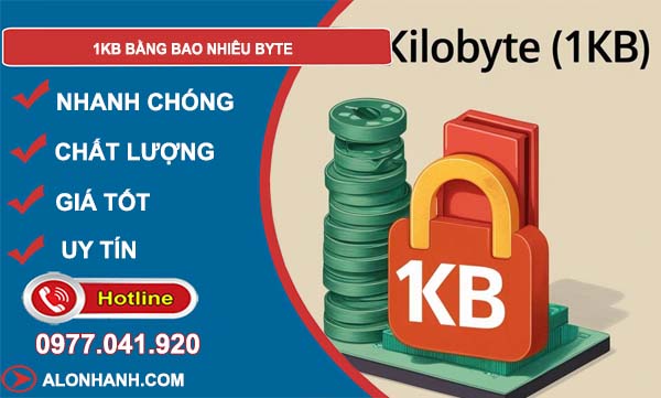 tìm hiểu 1kb bằng bao nhiêu byte