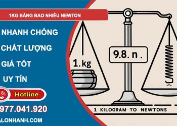 tìm hiểu 1kg bằng bao nhiêu newton